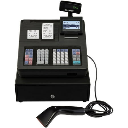 sharp cash xe register electronic a507 series model walmart carousel scrolling allows pops button close through