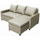 thumbnail image 5 of Sala Esquinera Modular El Bazar Store Vancouver Beige 175x130 cm Sofa Lado derecho ó izquierdo Económica, Tela Lino, 5 of 6