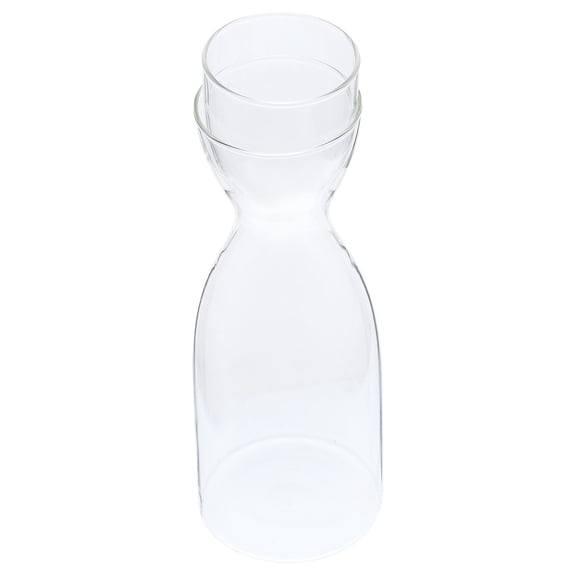 Creative Humanoid Transparent Glass Kettle Water Pitcher Milk Carafe Night Stand Nightstand Orange Juice Jar