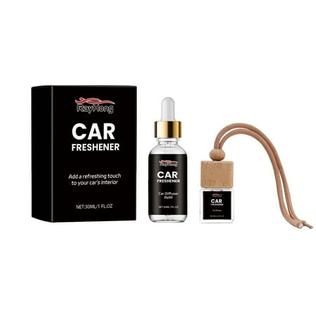 WNFJR Car Diffuser Set with Natural Fragrance Refills - Eliminates Odors and Freshens Interior with Adjustable Scent Intensity for Pleasant Drives
