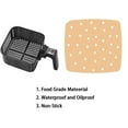 thumbnail image 5 of TOP-MAX 100PCS Air Fryer Paper Liners Kitchen Paper Pad Oil Proof and Impermeable for Fryer, 5 of 7