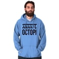 thumbnail image 5 of Octopi Day Math Geek Nerd Octopus Hoodie Sweatshirt Women Men Brisco Brands L, 5 of 6