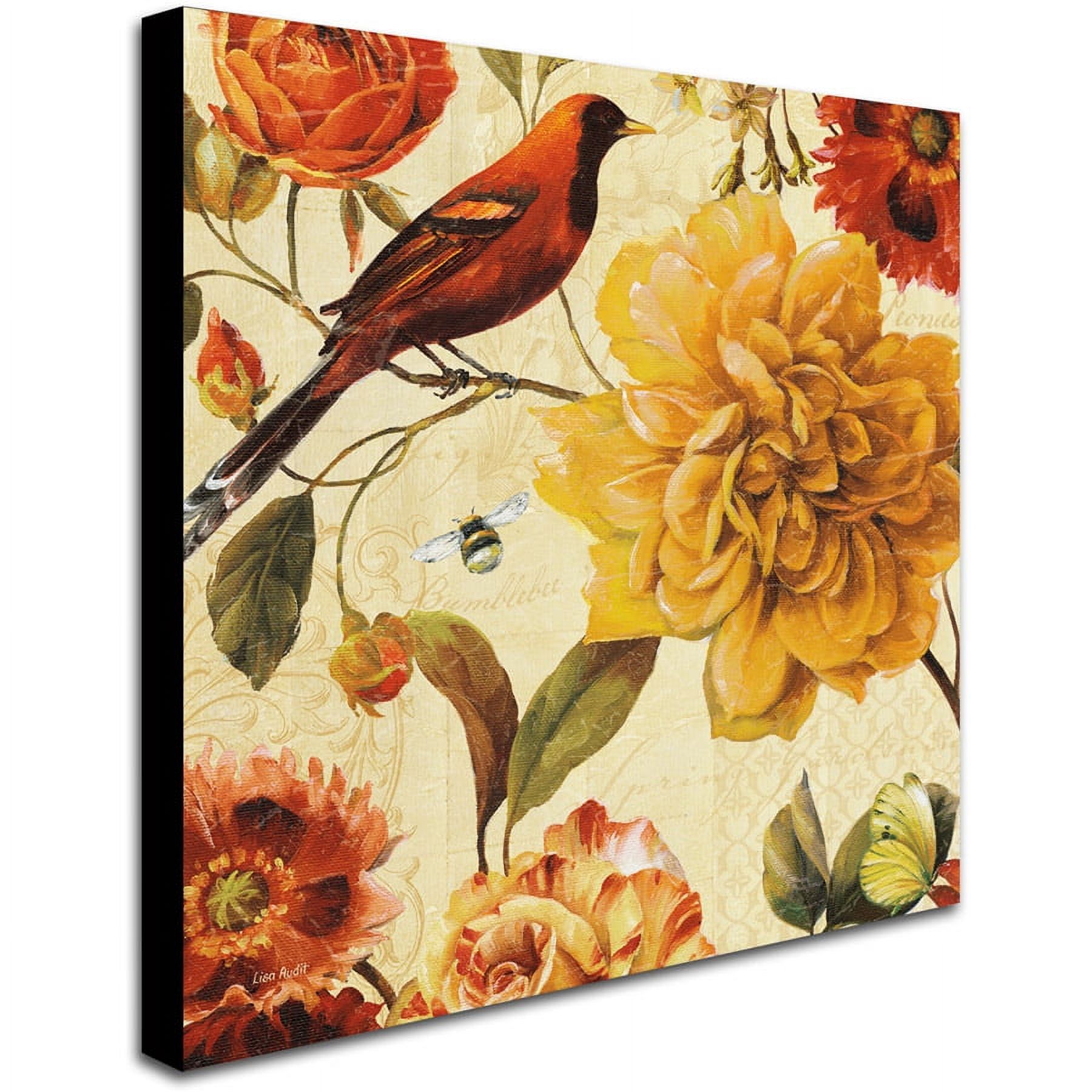 Trademark Fine Art "Rainbow Garden Spice II" Canvas Art by Lisa Audit