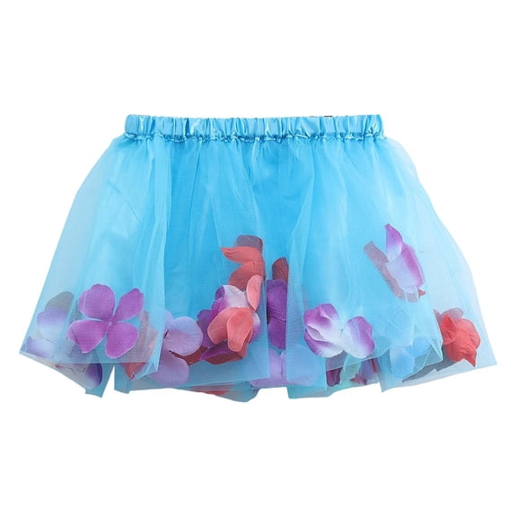 SGMVNU Tutu for Girls Skirts Light Blue Skirts for Age 4-6 Years Toddler Girls Rainbow Layered Tutu Dance Skirts Ballet Skirt for Party Supplies