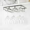 thumbnail image 2 of Colourtree Wine Glasses Rack Under Cabinet Stemware, Hanger Wire Wine Glass Holder Storage, 2 of 7