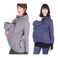 thumbnail image 2 of 2023 Sudadera de mujer con capucha de canguro multifuncional tres en uno de estilo popular europeo y americano en stock (la bolsa es desmontable), 2 of 5