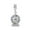 Colorful Zirconia Ferris Wheel, variant on Charms for Women Bracelet Unicorn Princess Clown Ferris Wheel Pendant,Amusement park