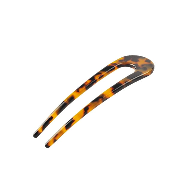maskred Épingles à Cheveux en Acétate en Forme de U, Pinces à Cheveux à la Mode Multicolores, Bijoux, Cadeau, Accessoires de Modélisation pour Filles, Tortie Foncée