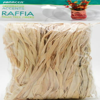 Panacea Products Natural Raffia Bag for Crafting and  Care, 1 Bundle