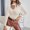 Beige, variant on Women's Sweaters Lightweight Under $15 Casual Round Neck Long Sleeves Solid Color Base Knitted Sweater