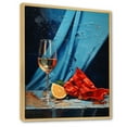 thumbnail image 2 of Designart "Crisp Cavas Sparkle I" Wine Floater Framed Wall Art Prints, 2 of 5