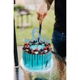thumbnail image 2 of Cake Topper MYAMPED 6 Meses Azul con Brillo para Fiesta de Bebé, 2 of 7