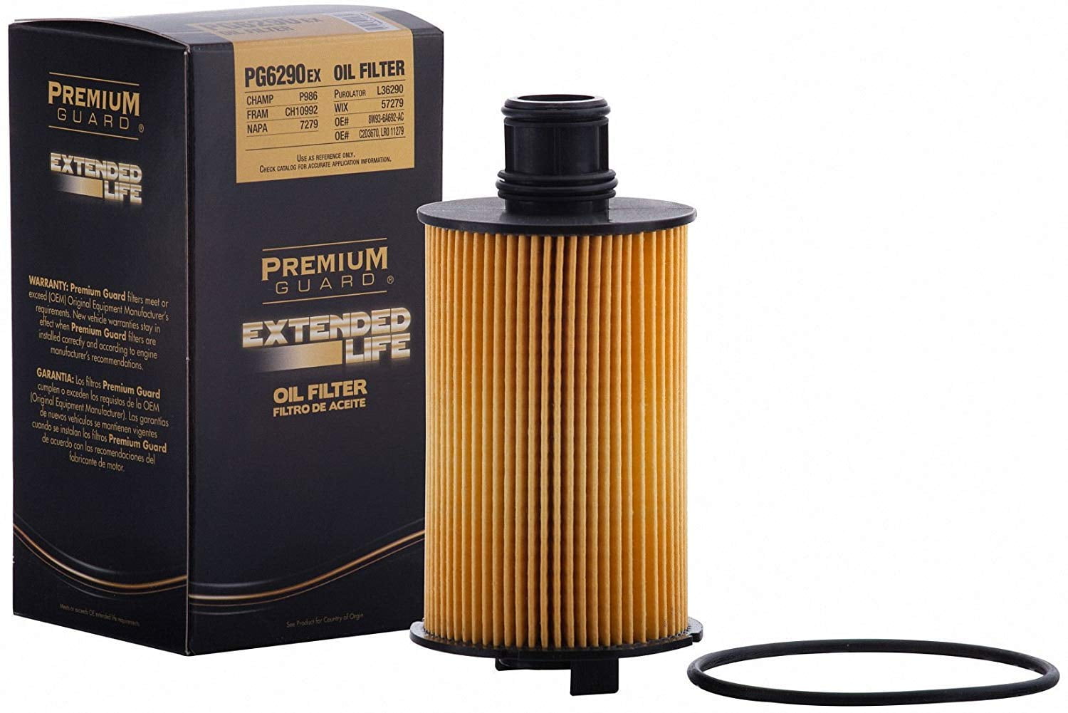 Premium Guard Oil Filter, Extended Life Premium Guard 6290EX| Fits 2017