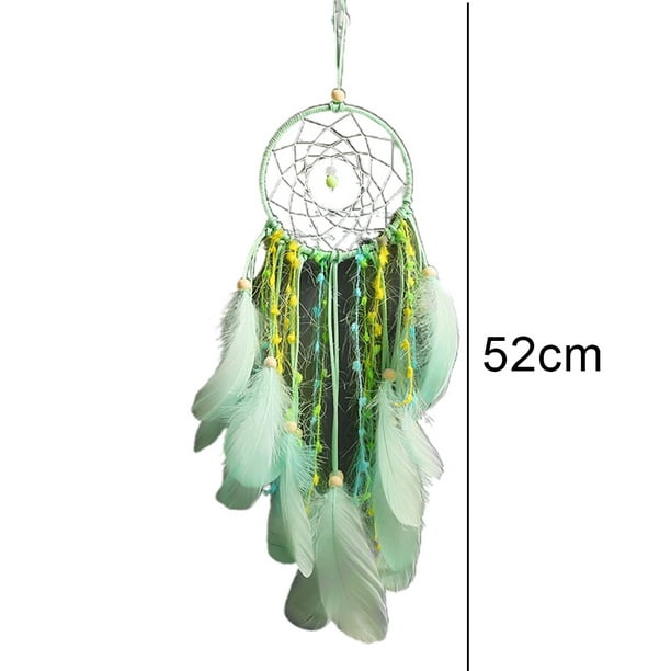 Naiovety Atrapasueños iluminado con luces de hadas LED Decoraciones para colgar en la pared de ganchillo tradicional Regalo artesanal Atrapasueños con Almacenamiento y organización del hogar Naiovety HA023566-00
