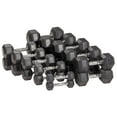 thumbnail image 5 of Signature Fitness Hex Dumbbells Strength Workout Equipment Set, 45 lbs, 5 of 5