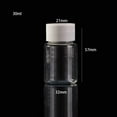 thumbnail image 3 of 12 Pcs Clear Pill Bottle with Lid, MODANU Plastic Pill Container Liquid Solid Powder Medicine, 30ml, 3 of 9