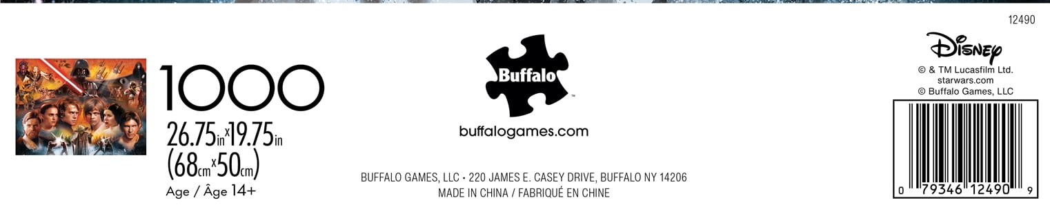 Buffalo Games 1000-Piece Star Wars Balance and Redemption Interlocking Jigsaw Puzzle for Adults Ages 14+