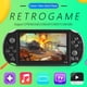 thumbnail image 1 of Consolas de videojuegos X12 con doble balancín integrado 2500 juegos (8 GB) (negro), 1 of 6