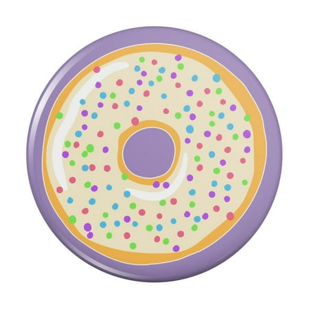 

Cute Donut Pastel Sprinkles Spring Yummy Kitchen Refrigerator Locker Button Magnet