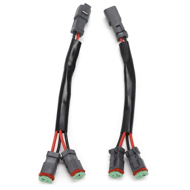 Repuestos para automóviles, 2 piezas de luz de trabajo LED, conector de luz de trabajo, arnés de cableado, enchufe de luz de trabajo LED, arnés de cableado, rendimiento potente