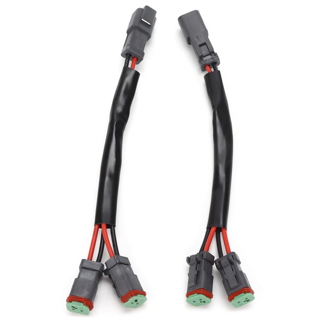 Repuestos para automóviles, 2 piezas de luz de trabajo LED, conector de luz de trabajo, arnés de cableado, enchufe de luz de trabajo LED, arnés de cableado, rendimiento potente
