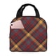 thumbnail image 1 of Disketp Buffalo Check Plaid Bolsa Térmica para Almuerzo para Hombre y Mujer, Ideal para Trabajo, Senderismo y Picnic, 1 of 8