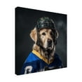 thumbnail image 2 of Canvas Wall Art - Sean Parnell 'Hockey 6' Wall Art for Living Room, Bedroom, or Office Décor by Trademark Fine Art - 14 x 14 Inches, 2 of 4
