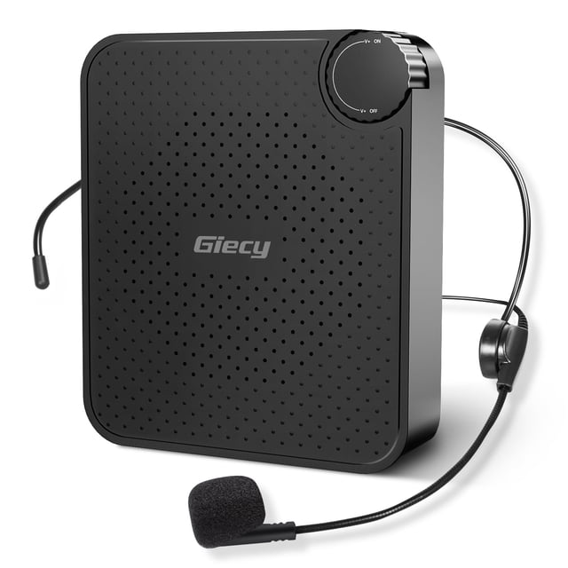 Amplificador de Voz Portátil Giecy 15W 2600mAh Recargable