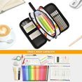 thumbnail image 5 of FORMRS Pencil Case with 3 Compartments Zipper Pouch, Elementary School Level and up, Tropical Rhythm, 5 of 8