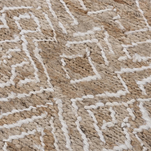 Rizzy Rugs Bengal Area Rug BNL939 Contemporary Beige, 8' x 10', Natural/Beige