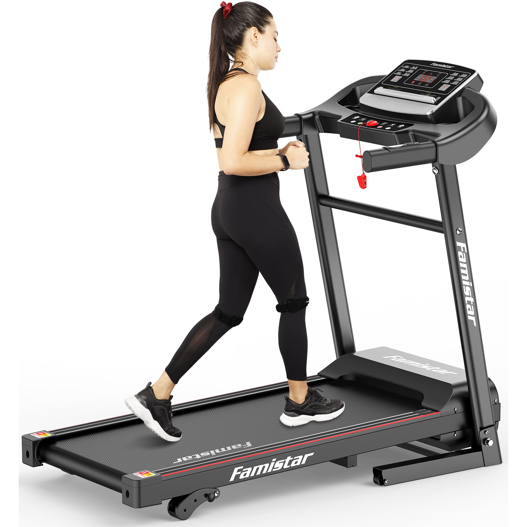 Details about   2.0HP Treadmills With LCD Display Screen Foldable Electric Running Machine 