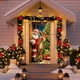 thumbnail image 1 of Decoraciones navideñas, adornos navideños, cortina de puerta navideña con diseño de Papá Noel y renos, decoración festiva para fiestas, decoración colgante para puerta., 1 of 6