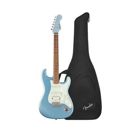 Fender Squier LE Classic Vibe '60s Stratocaster HSS Electric Guitar (Ice Blue Metallic) and Gig Bag
