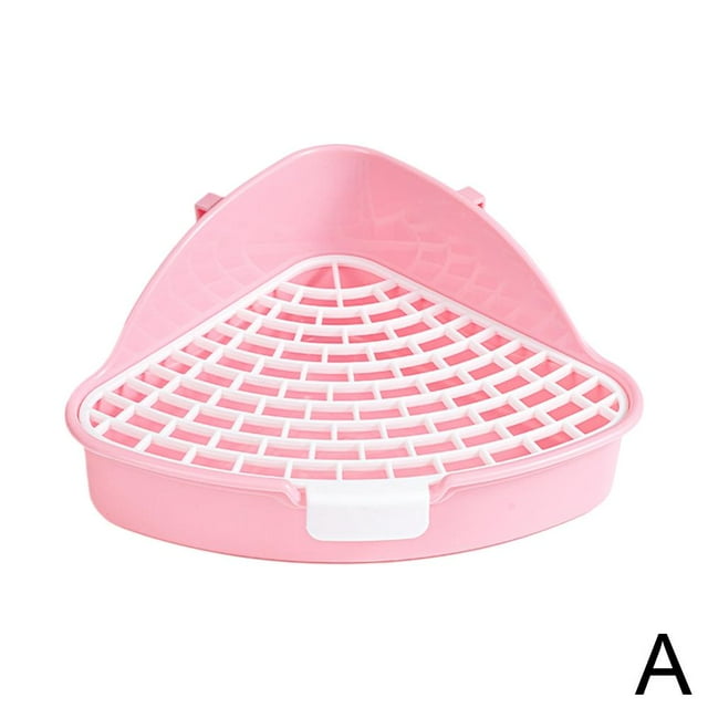 Rabbit Litter Tray Toilet Animal Potty Trainer Bunnies Corner Toilet Box For Ferret Dragon Box Toilet Hamster Guinea