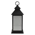 thumbnail image 4 of Northlight LED Lighted Flickering  Candle Lantern - 12" - Black, 4 of 6