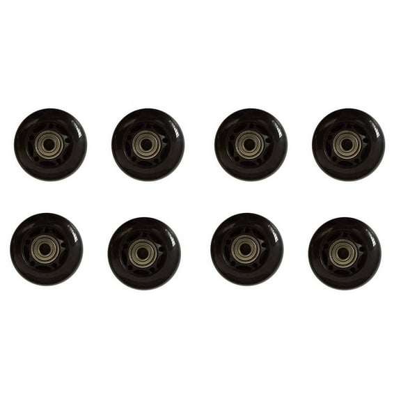 8Pcs Roller Skates Rubber Wheels Anti-Skid Mute Wear- Skate Accessories