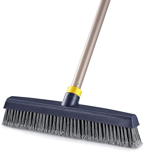 Broom 12" Soft Coco Sweeping Brush Broom Head Onl Indoor or Outdoor Great Design 