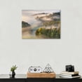thumbnail image 5 of Misty Forest Valley Canvas Wall Art, Foggy Autumn Trees Print, Serene Nature Landscape Artwork for Living Room Bedroom Office Decor, Ready to Hang, 5 of 6