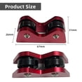 thumbnail image 2 of Graflsoa Testeur de Rectitude de Queue de Billard en Aluminium Portable - Paquet Double avec Boîte de Rangement, Rouge - Outil d'Alignement de Queue Léger et Durable pour la Maison et le Club, 2 of 7