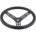 thumbnail image 3 of Longacre® 52-56838 15 Inch Uncoated Aluminum Drilled Steering Wheel, Shot Peened Rim for Enhanced Grip and Prevent Wrist Strain, Features Lightweight Design, 3 of 6