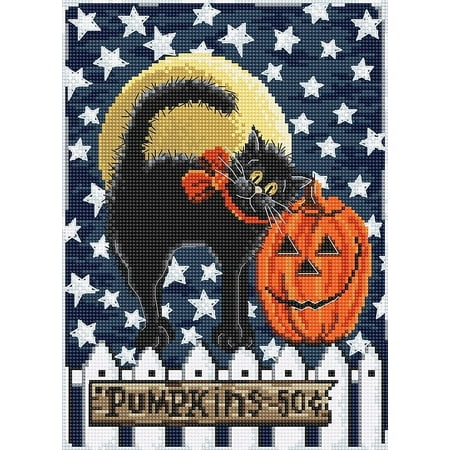 UPC: 4840746068249 | Letistitch Don t be a Scaredy Cat! Counted Cross-Stitch Kit