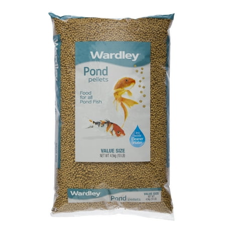 Wardley Pond Pellets Koi & Pond Fish Food, 10lbs (Best Food For Pond Goldfish)