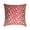 Cayenne Red, variant on Throw Pillow Cover, Cayenne Red Pillow Cover, Red Scroll Pillow Cover, 18x18 inch (45x45 cm) Pillow Cover, Burnout Velvet Pillow Cover, Geometric - Cayenne Red Scrolls