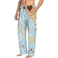 thumbnail image 2 of Disketp Cute Gnome Bee Collects Honey Men'S Pajama Pants - Ultra Soft Fleece Sleep And Lounge Pants (Size: S-Xxl), 2 of 9
