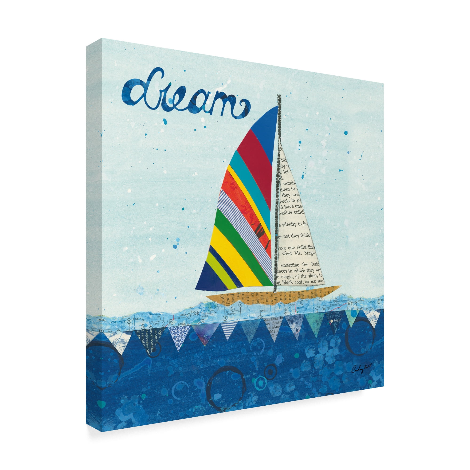 Trademark Fine Art 'Rainbow Spinnakers II' Canvas Art by Courtney Prahl