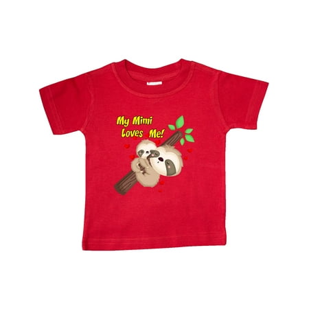 

Inktastic My Mimi Loves Me Gift Baby Boy or Baby Girl T-Shirt