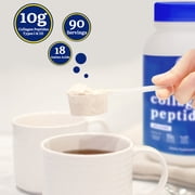 Zammex Collagen Peptides Powder, Unflavored Hydrolyzed Collagen Protein, Grass-Fed, Paleo & Keto, Non-GMO, 90 Servings