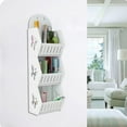 thumbnail image 6 of Bathroom Wall Shelf, Storage Shelf Organizer, 3-Tier Wall Mount Shelf Rack, Storage Shelf Bathroom Organizer, 6 of 6