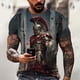 thumbnail image 4 of Camiseta gráfica Sparta para hombre, camiseta para hombre, ropa, camiseta de gran tamaño, camiseta para hombre, camiseta con estampado 3D, camisetas de verano, camisetas casuales de manga corta para c, 4 of 4