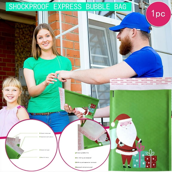 Vikakiooze Christmas Tree Decorations Shockproof Packaging Bags Thickened Kraft Paper Mailers Envelopes